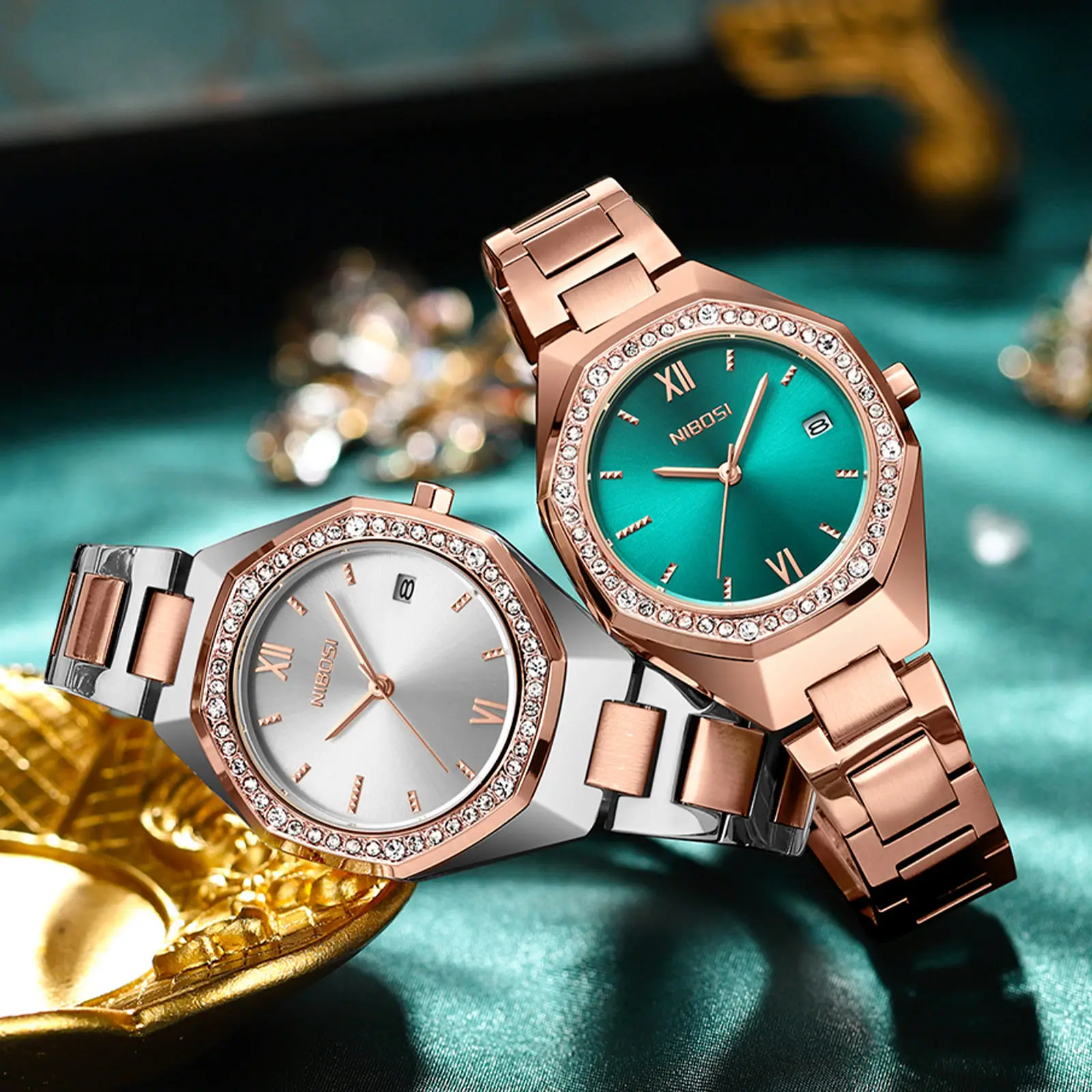 Stylish Quartz Watch - Classic & Creative Design NIB‎ Nibosi Watch Men New Fashion Sport Watches Creative France  main image 3