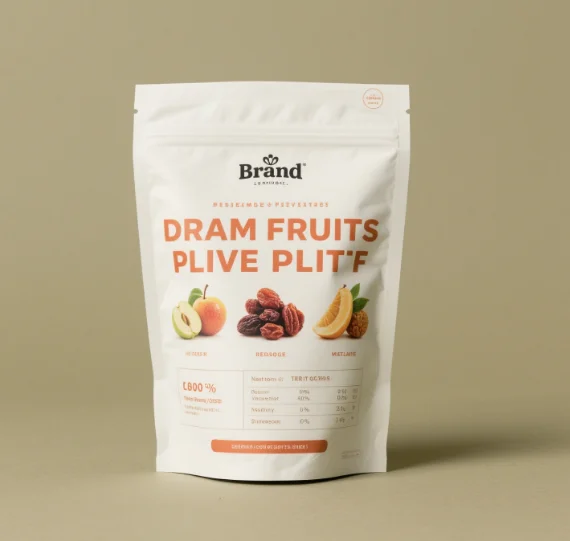 Wholesale Custom logo Pet Biodegradable and Reusable Industrial Snack Packaging Bags, mango Dried Fruit Bags