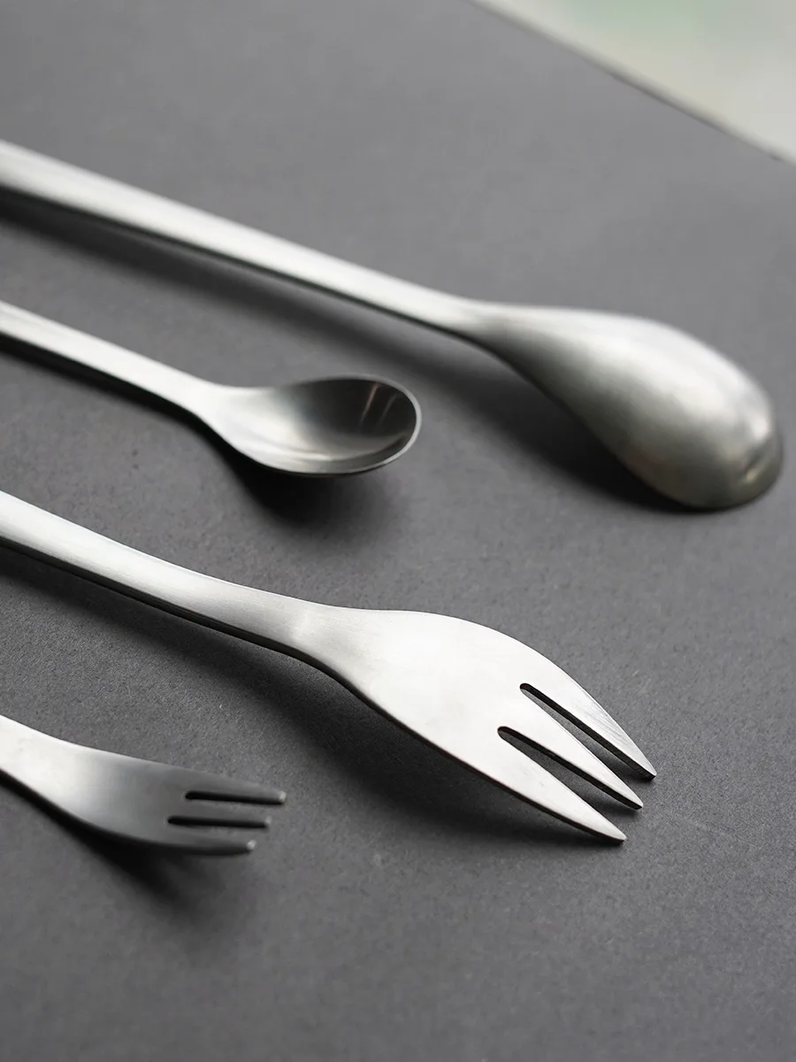 Japanese Style Fine Dining Stainless Steel Cutlery (Matte Black) — Cutlery  of Shanghai