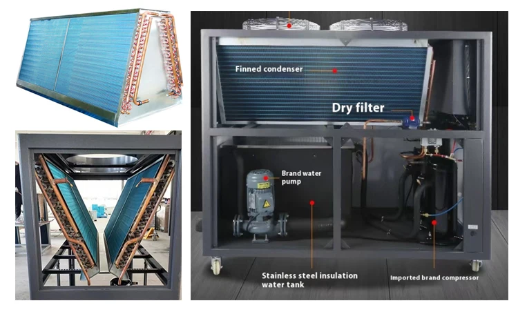 Air-cooled Industrial Water Chiller, XR-1HP, 1hp, 220V, 35C - detail 26