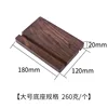 Base grande de madera maciza de nogal negro de Norteamérica.