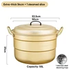 54cm/50l-aluminio amarillo extra grueso-1 lámina para cocinar al vapor