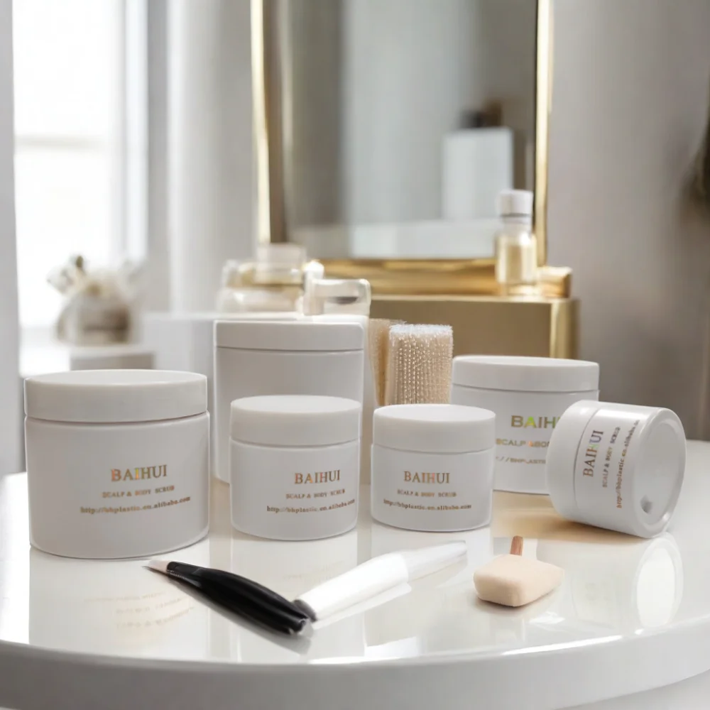 New 15ml to 600ml Matte Empty Skin Care Package Eye and Face Luxury Cream Pet Jar With Screw Cap