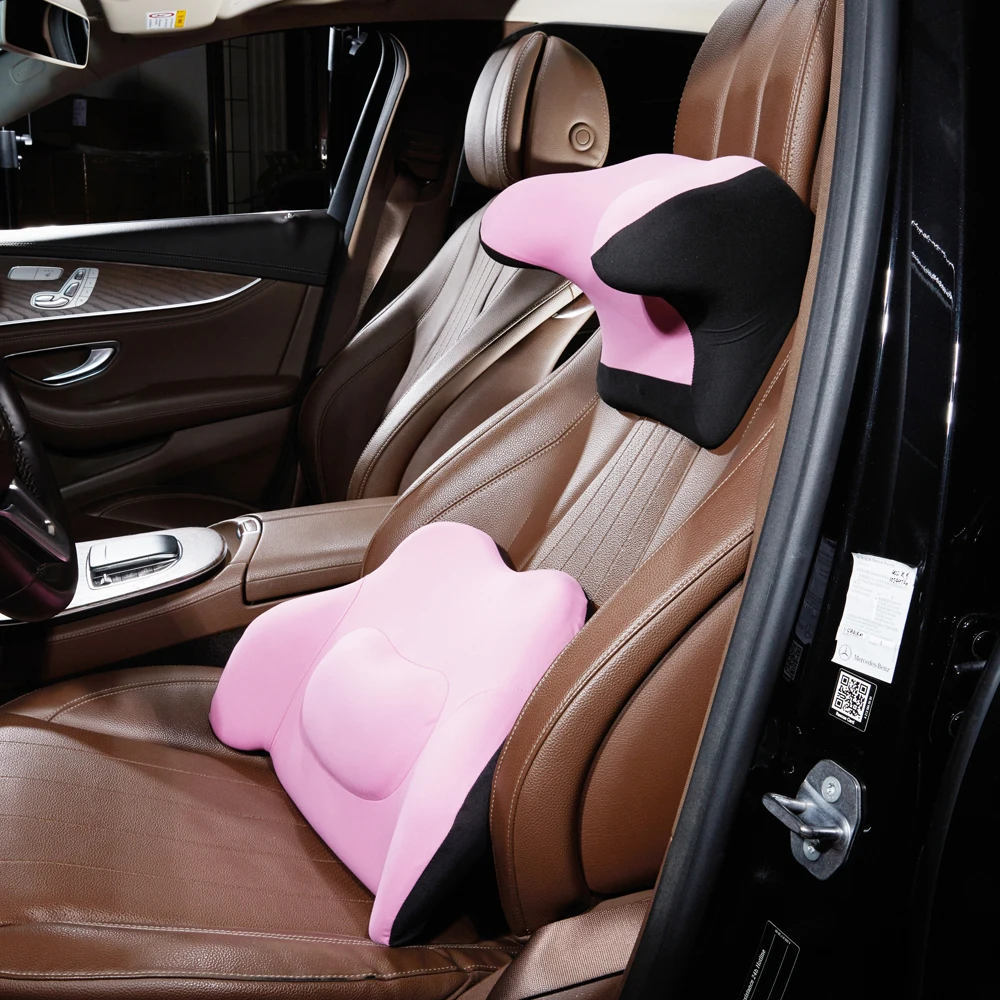 Car Seat Headrest Neck Rest Cushion Memory Foam Car Neck Pillow