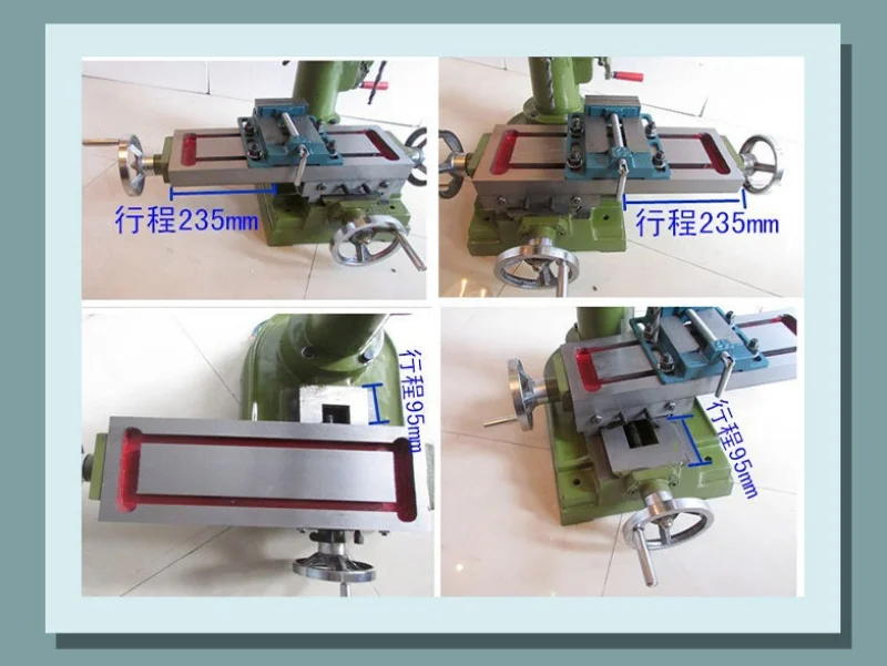 ZX7016 çok fonksiyonlu küçük tezgah matkabı ve freze makinesi 3