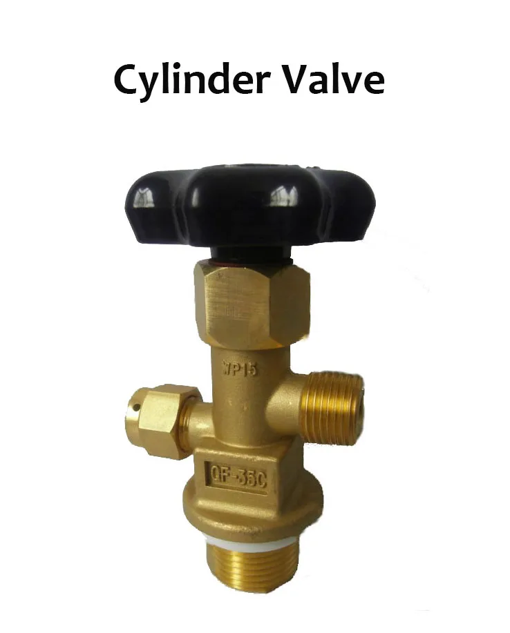 High Pressure Gas Cylinders Valves Pneumatic Actuators Carbon Dioxide