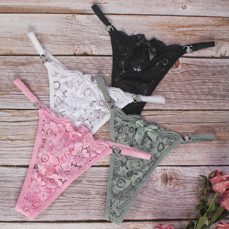Sexy G-string For Woman Thongs Lace Intimates Panties Female Underwear Intimates Bannirou - Buy