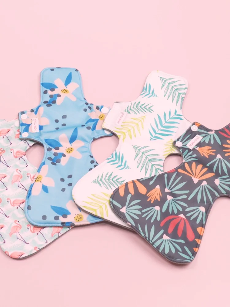 Mora Mona Organic Bamboo Charcoal Menstrual Sanitary Napkin Pad