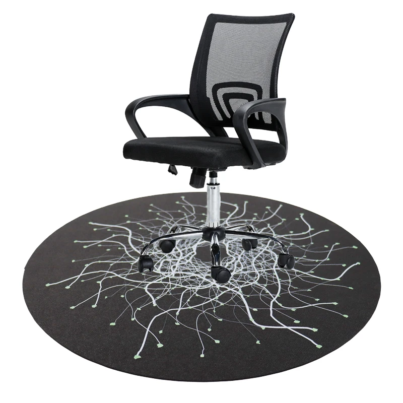 Factory Wholesale Modern PVC Washable Chair Mat for Hair Stylist Barber Shop Non-Slip Home Use manufacture