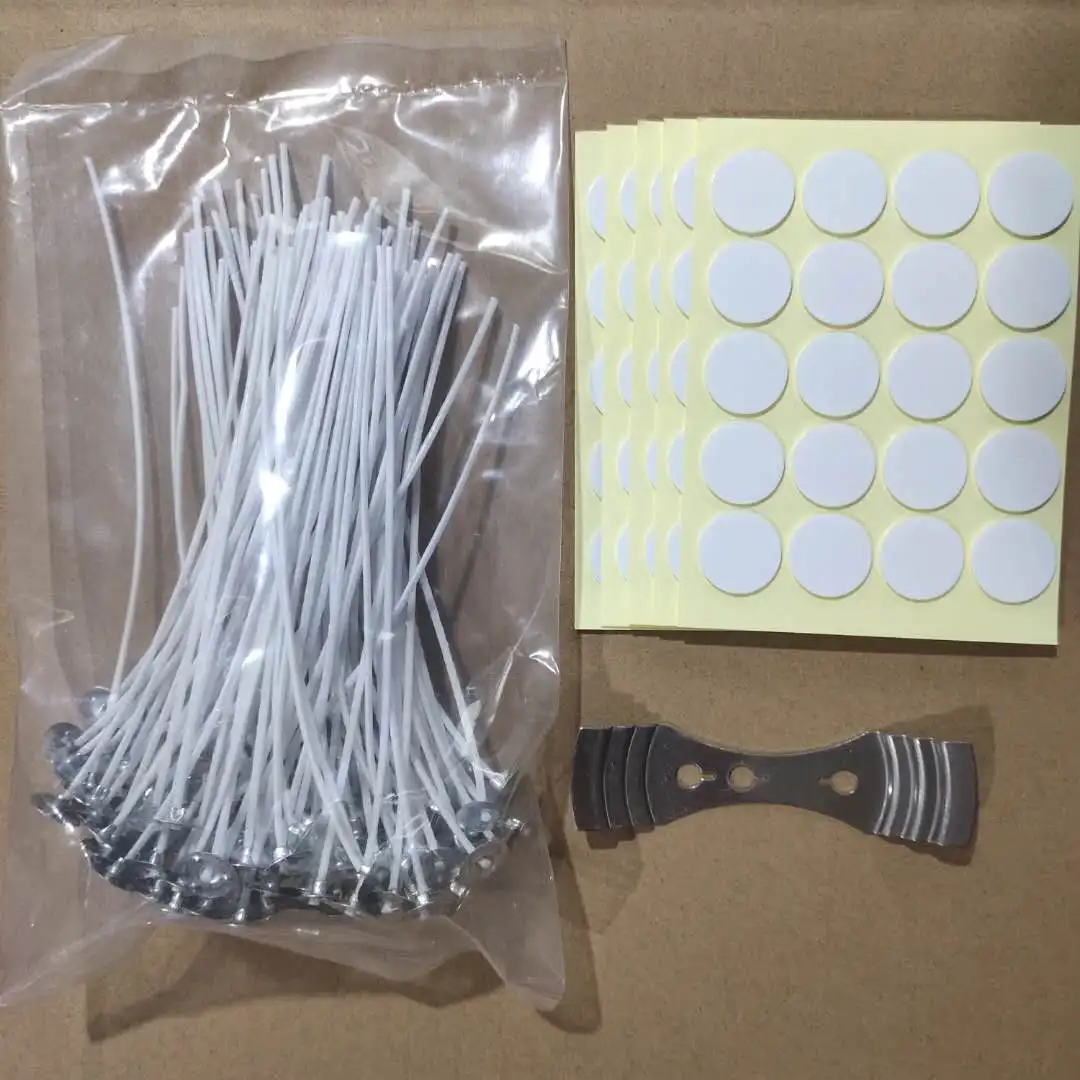 Factory Price Wooden Candle Wick Holder Wood Cross Wick Candle 3 Wick