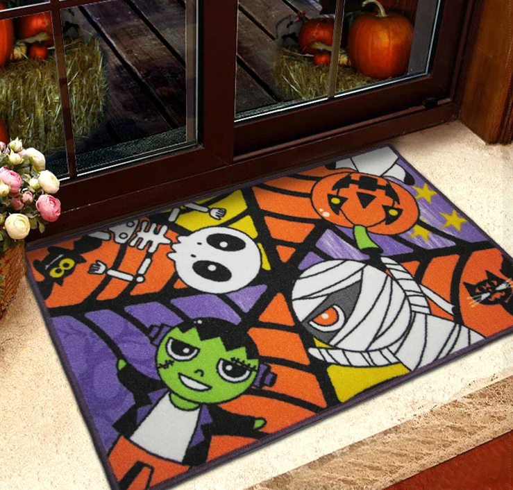 Halloween 3d Illusion Clown Door Mat Doormat 新作人気モデル