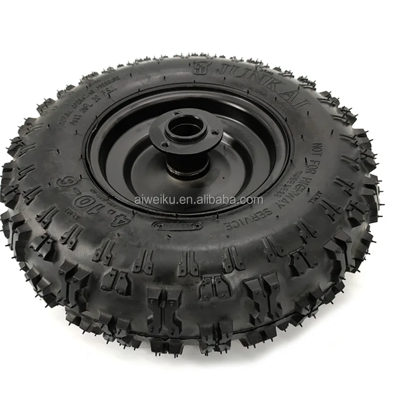 4.10-6  Wheels Tire  and Rim Fit  49cc 2 Stroke Mini Kids ATV Quad