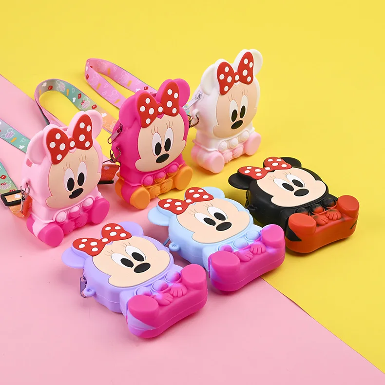 Новые силиконовые модные сумки через плечо с пузырьковым эффектом для девочек