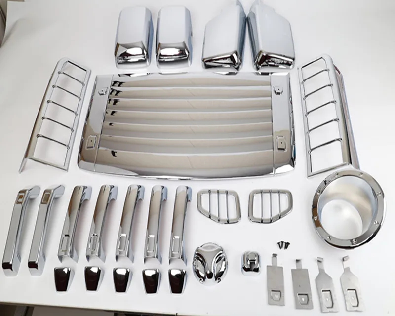 Abs Chrome Car Accessories Full Set 26pcs For Hummer H3 2006-on - Buy ...