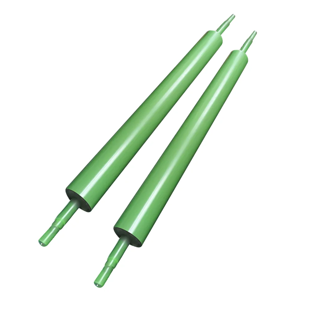 Hongrui Green Spray ptfe Roller Non stick Coating Spray Roller Used in Printing and Dyeing Plants