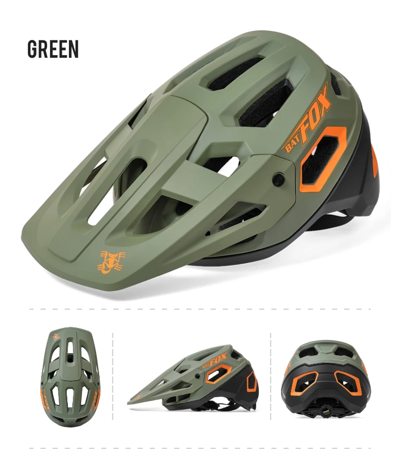 BATFOX Full Face MTB Helmet with Maximum Ventilation for Safety