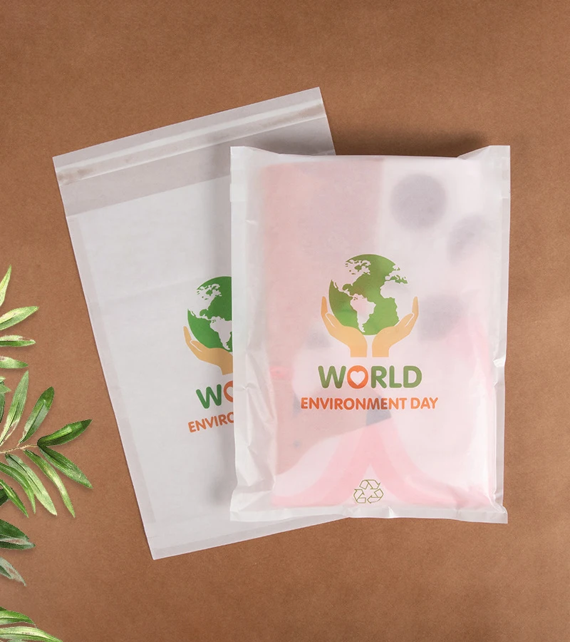 Recyclable Custom Packaging Paper Pag F s c Recycle Paper Bag Biodegradable Self-Seal Semi-Transparent Oem Glassine Paper Bags
