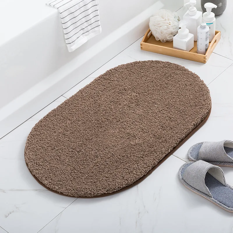 High Quality Machine Made 100% Polyester Modern Style Bath Mats Super Absorbent Bath Mat For Home Decor manufacture