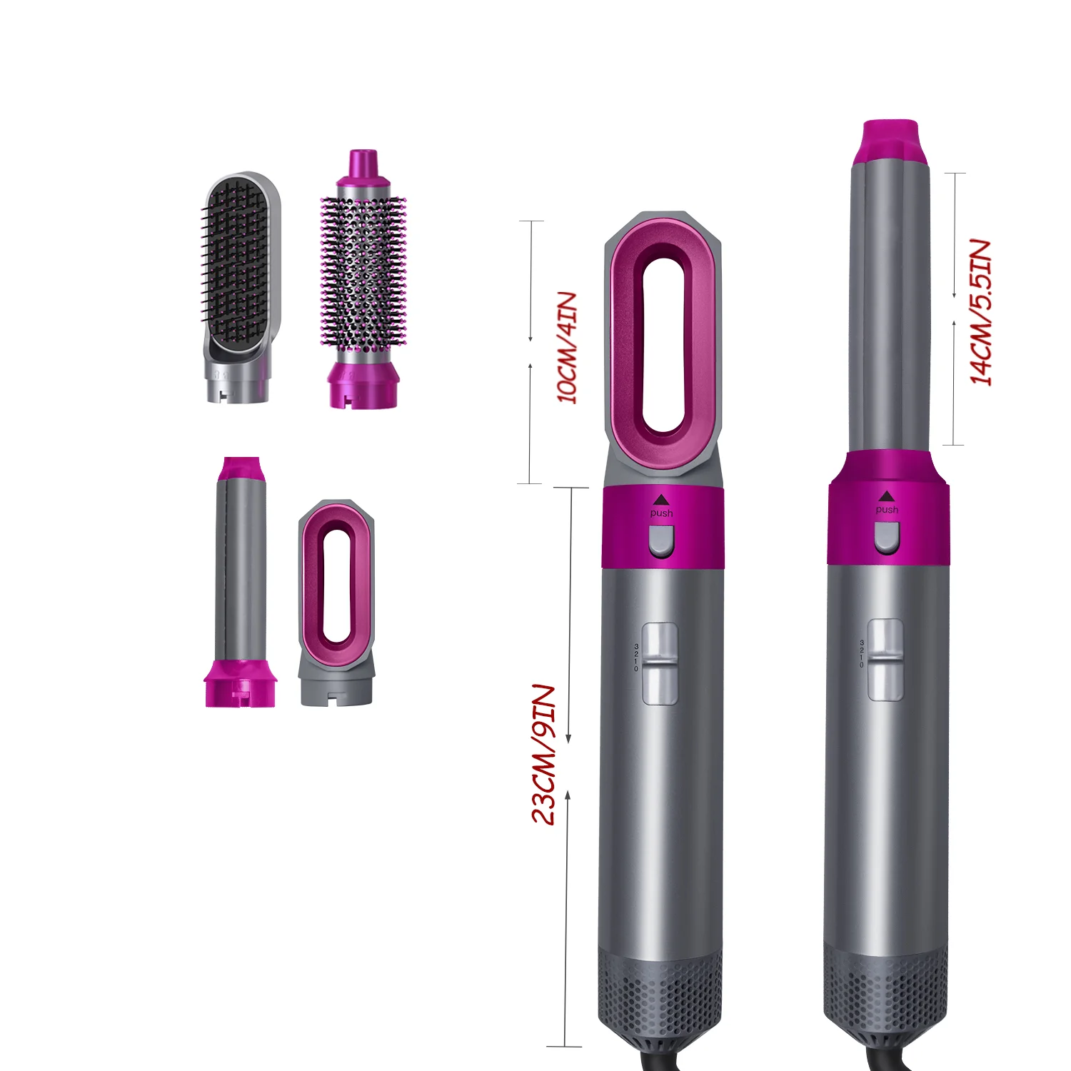 5 In 1 Styler Hair Dryer One Step Hair Dryer Professional Hair ...