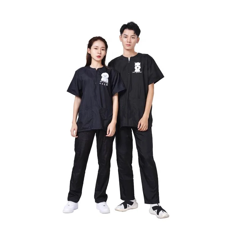 Униформа для ухода за домашними животными Парикмахерская куртка с рукавом школьная форма куртки