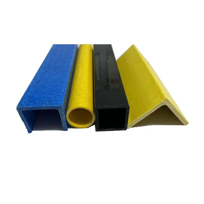 Fiberglass Rectangular Tube Extruded Fiberglass Box Section Hollow Tube Plastic square Tube