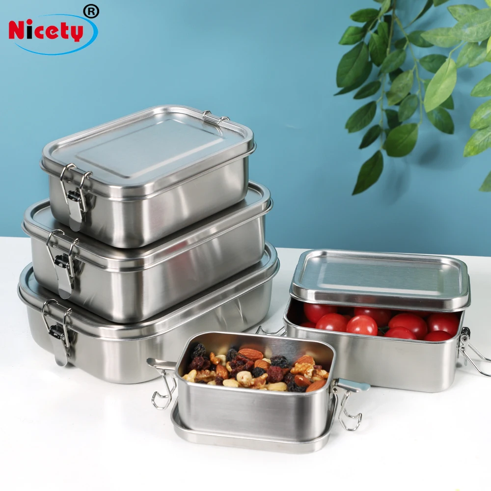 Nicety Food Grade 304 Leakproof Stainless Steel Lunch Box 800/1200 ...