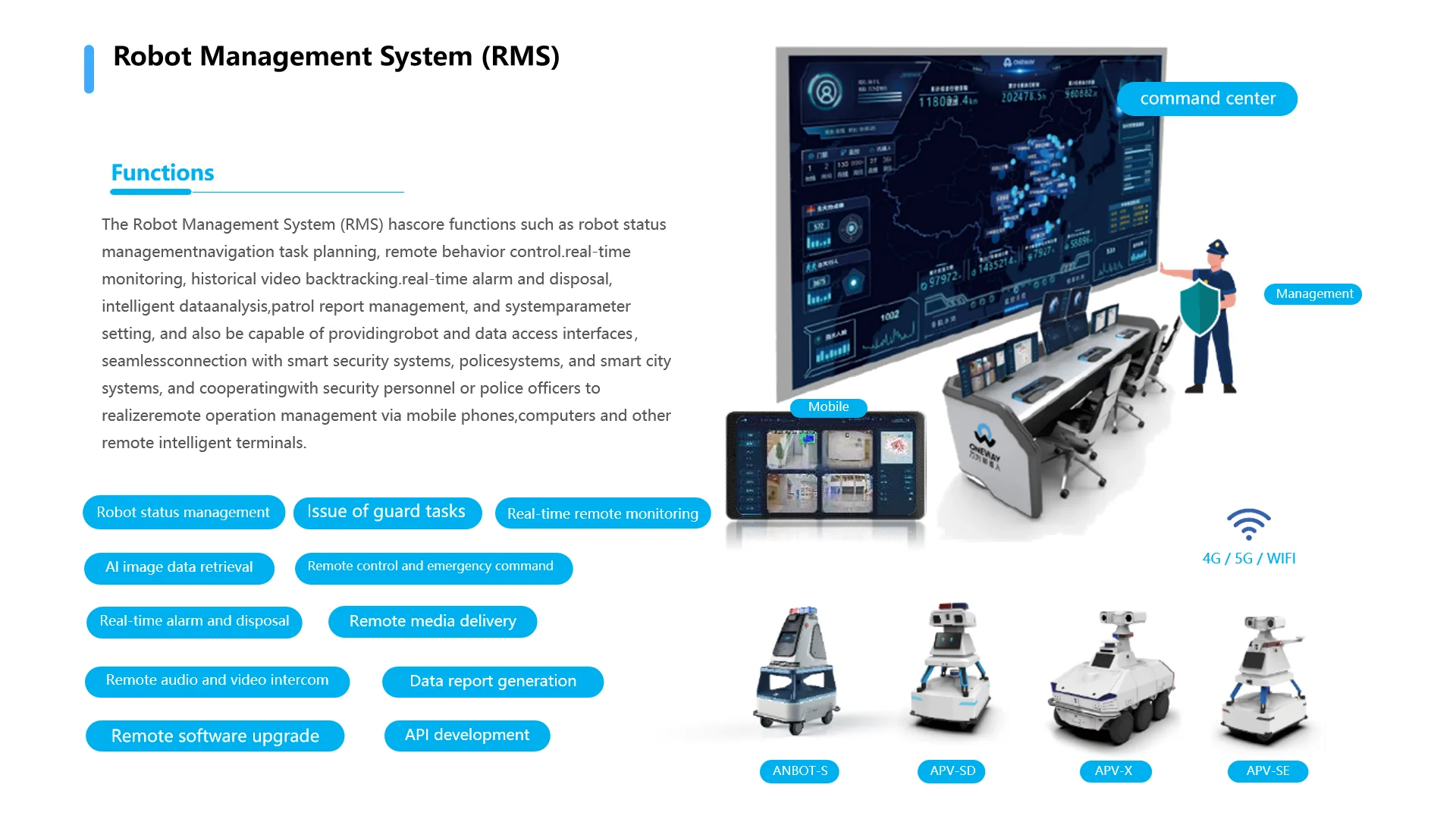 Robot Management System Rms Omnidirectional Wheeled Indoor And Outdoor Artificial Intelligence ...