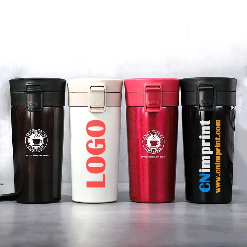 Vacuum Insulated Coffee Mug with Handle 12-Oz. - Personalization Available