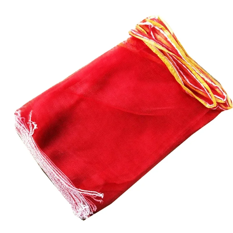 60 *90cm Red Onion Mesh Bag Pp Woven Fresh Storage Onion and Potato Bag