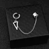 E053-Silver9 pour 2 boucles d'oreilles clips (1 pièce)