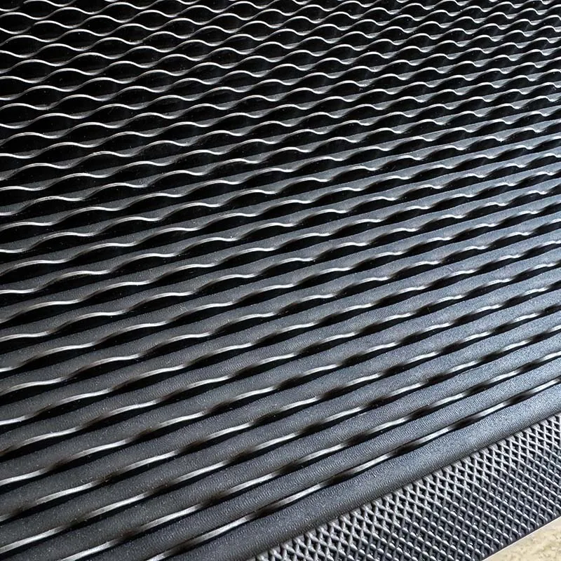 Premium Modern Striped Latex/Rubber Non-Slip Washable Door Mat for Indoor/Outdoor Use in Home Office & Hotel details