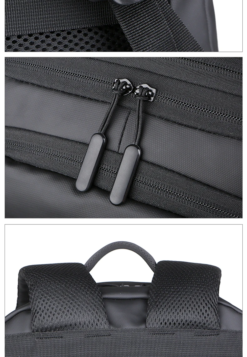 21L Anti-Theft Laptop Backpack - Waterproof Oxford USB Charging Bag - Fits 15.6 Inch Laptop, Unisex Design - View #9