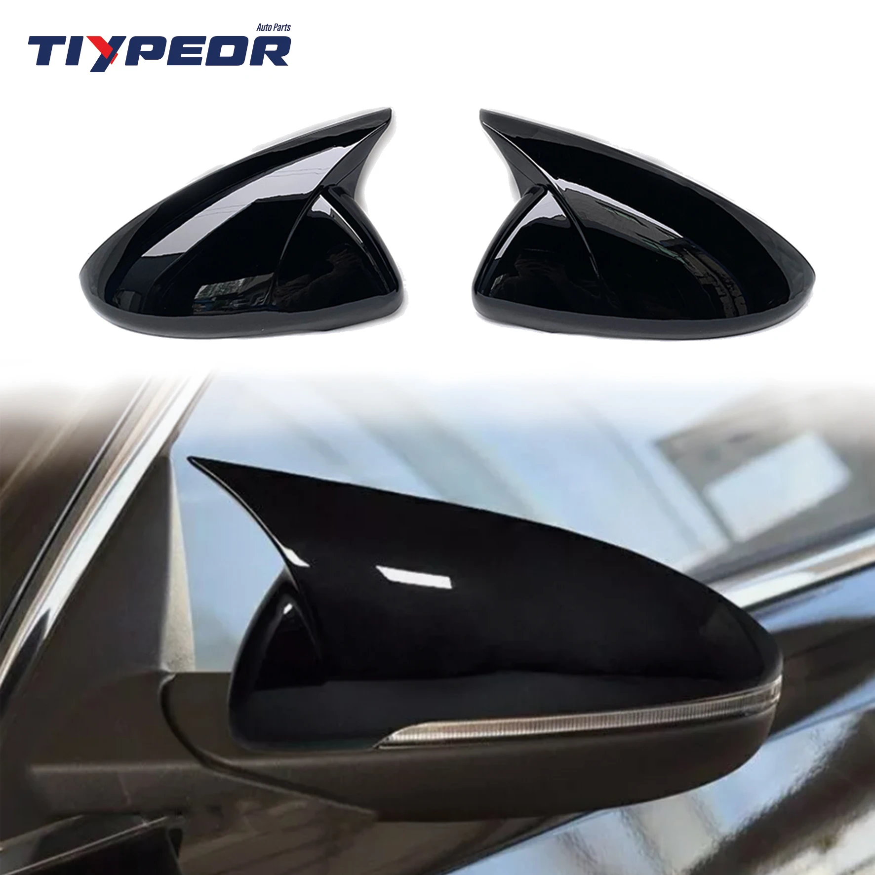product rear view side door mirror cap cover trim for kia k3 2019   2023 abs auto body accessories side door rearview mirror cover cap-5