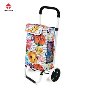 Big Capacity Cheap Reusable Shopping Carts Bags Trolley Shopping Folding Cart
