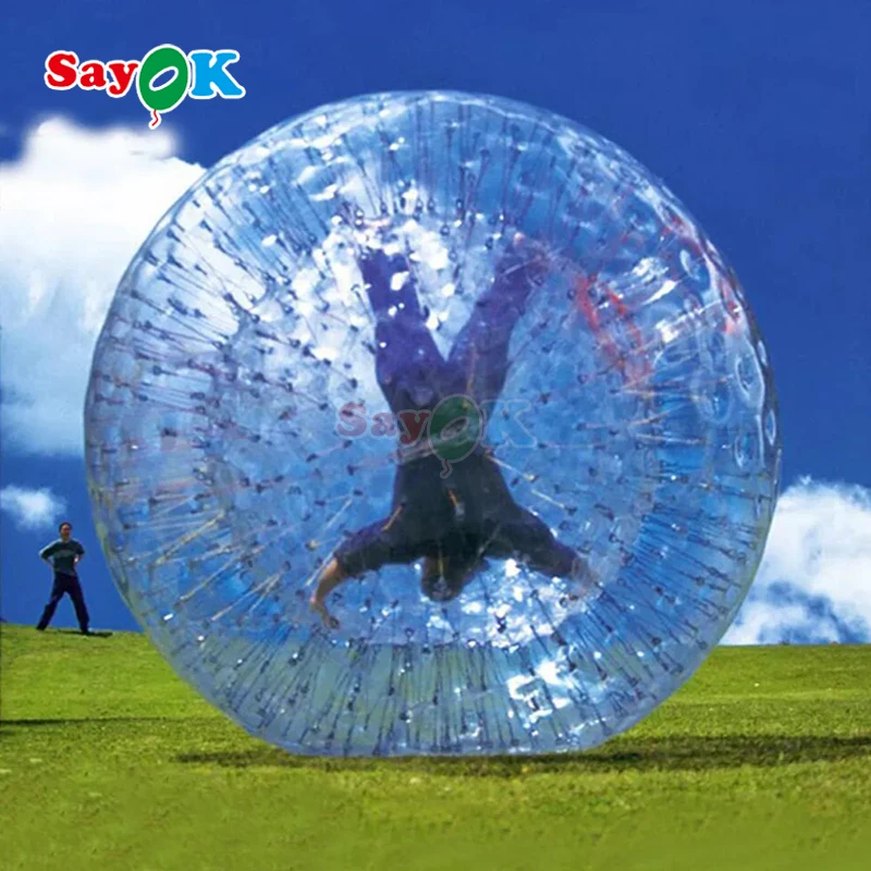 Zorbing Ball Water Ball 3 Mètres – PVC 1,0 Mm Pour Adultes – Sac De Rangement Et Kit Réparation Inclus