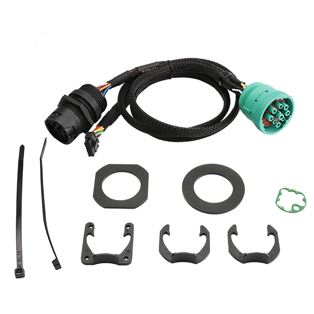 Custom J1939 9-Pin OBD2/ELD Cable Automotive Code Reader Harness