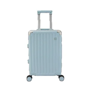 Good Quality 24 Inches ABS and PC TSA Lock Universal Wheel Luggage Case Aluminum Suitcase Business Luggage for Travel