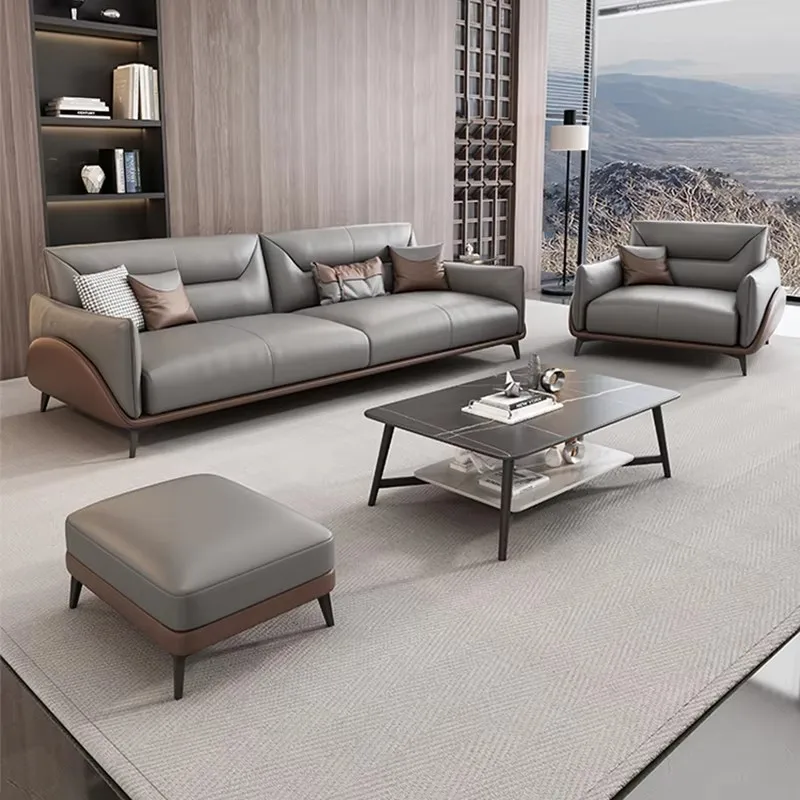 High Quality New Arrival Simple Office Furniture Modern Office Sofa Set Luxury Ceo Office Sofa