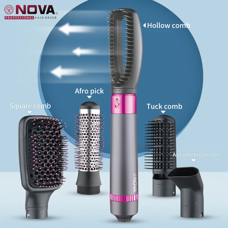 NOVA in Salon Ionic Hot Air Brush 1600W Power Styler