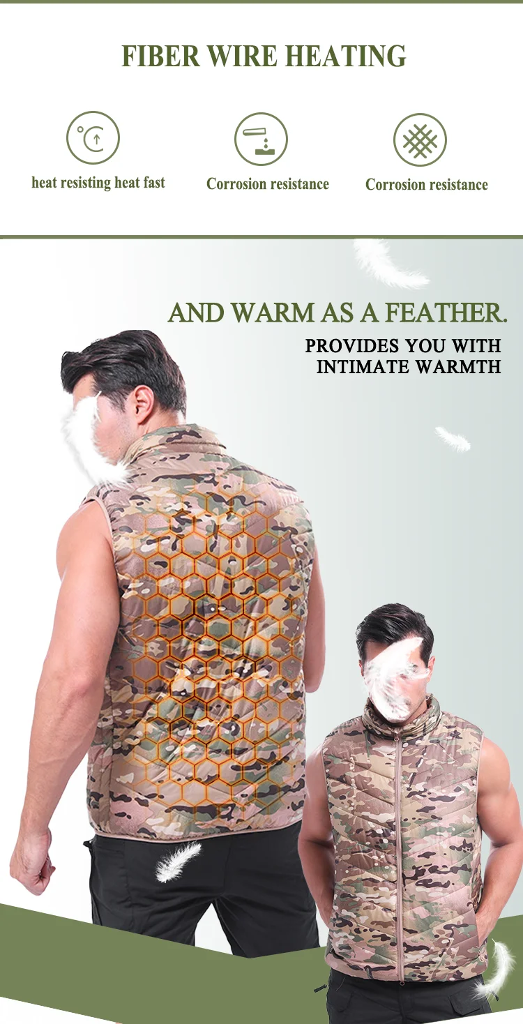 Custom Manufacturers Underwaist Camouflage Waistcoat Vest