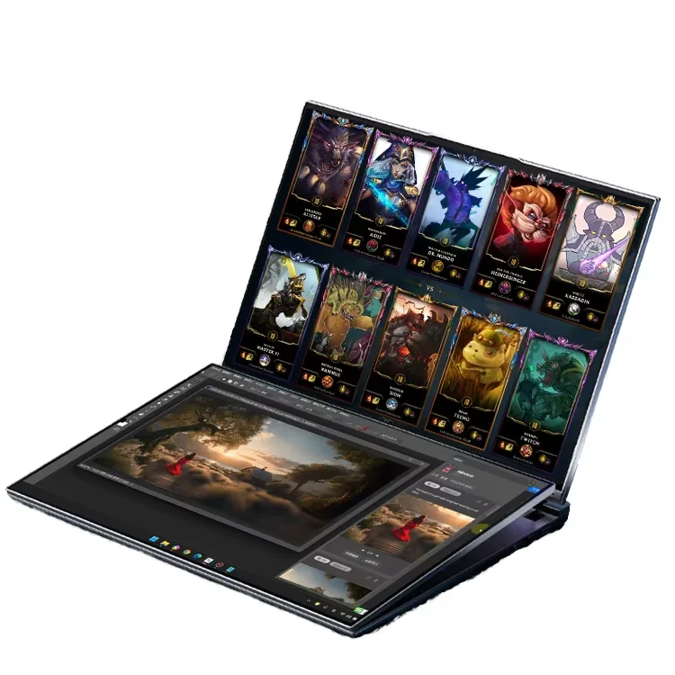 Gaming Laptop Dual-Monitor I7 I9 Laptop 16 Inch Touch Screen 64GB RAM 4TB  SSD Intel Core I7 12th Gen Laptops