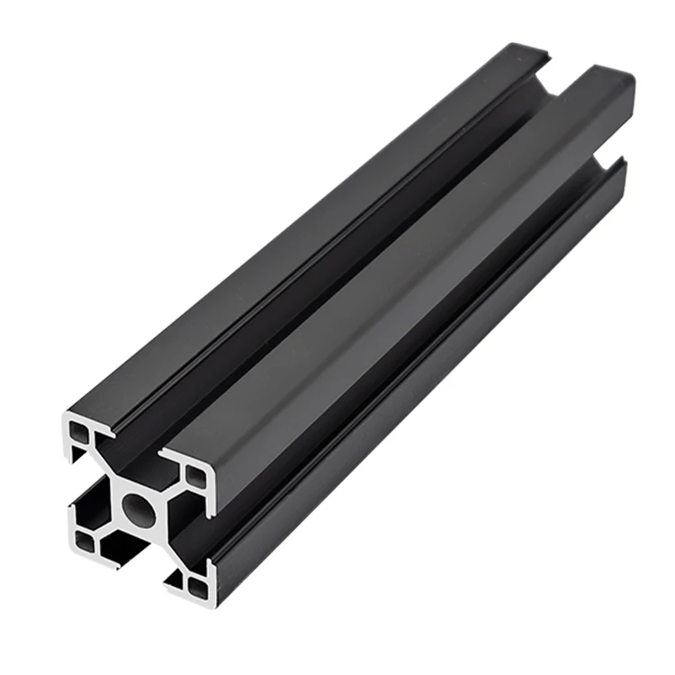 extrusion d'aluminium T Slot 3030 pour pièces imprimante 3D et CNC DIY Noir