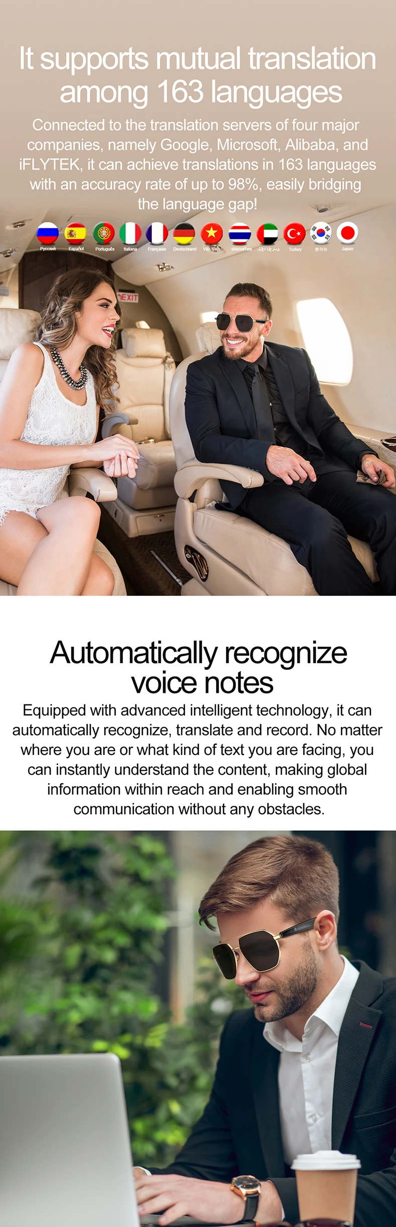 If you are searching for a supplier of a product with perfect quality control and highly competitive prices, which gives you an advantage in expanding your local market, then contact us now!  Competitive suppliers of  2025 W100C Outdoors Smart Glasses Wearable Headset with ChatGPT Real-time Translation BT Speaker Waterproof Smart Sunglasses