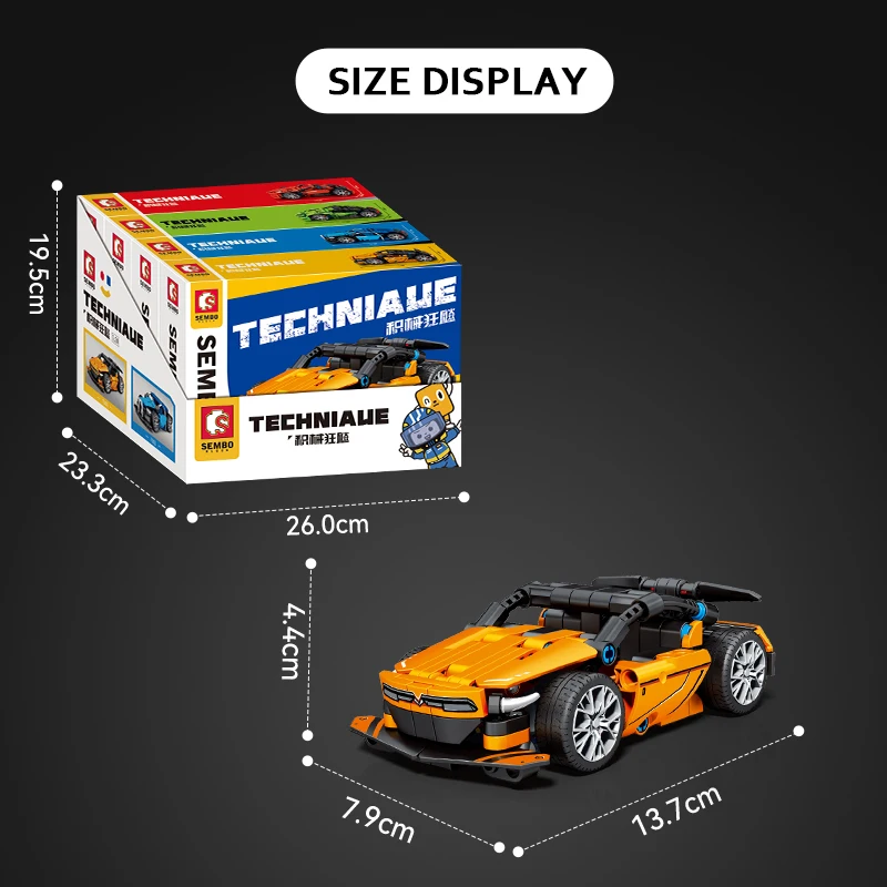 SEMBO BLOCK 7000-7003 883PCS DIY Kit for Kids Education