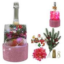 Wine bottle chiller champagne bucket ice mold with Diamond base