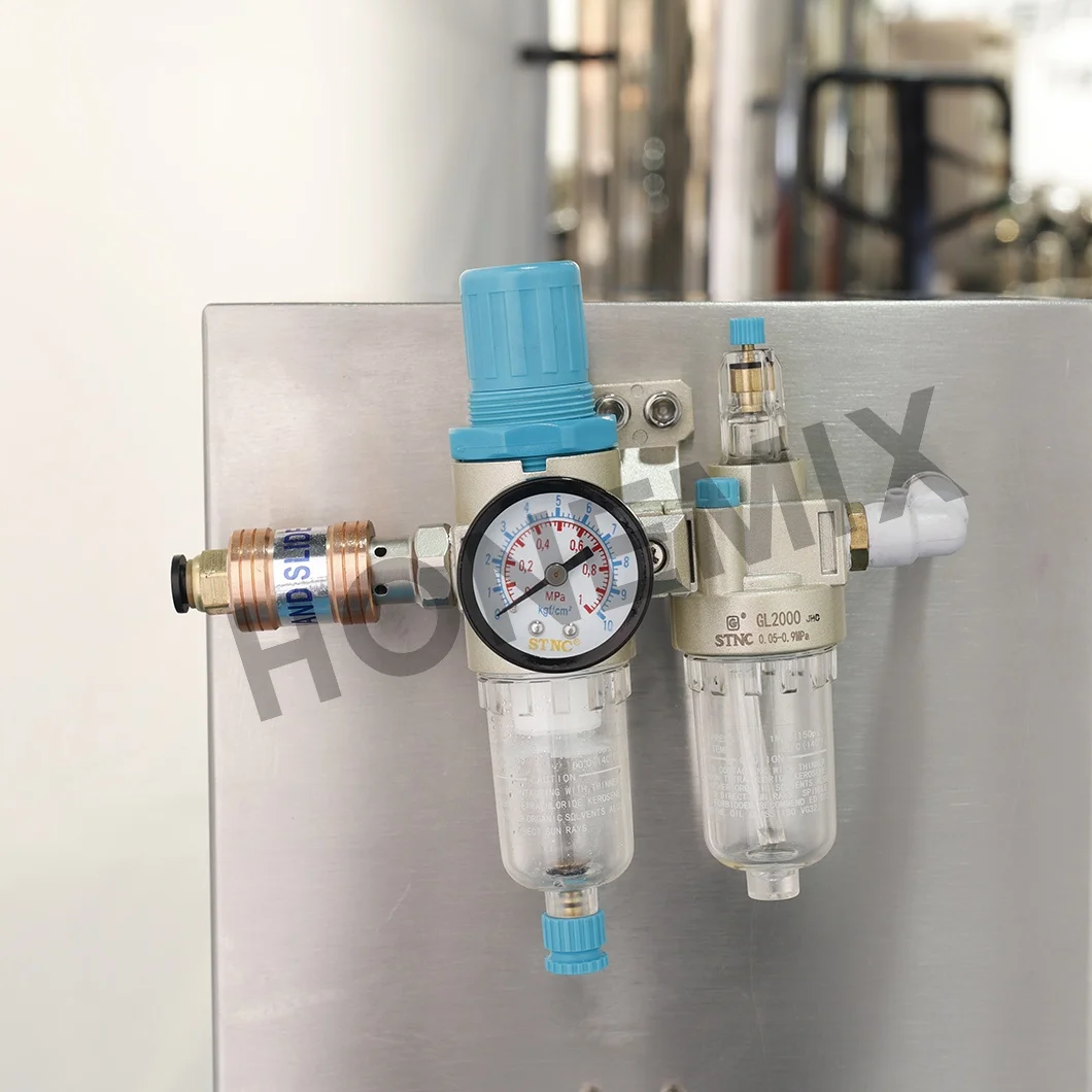 Perfume Mixer, Perfume Freezing filter, Perfume making Machine all pneumatic 100L/H