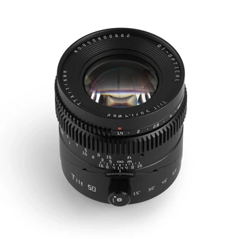 TTartisan Tilt 50mm F1.4 Lens Full Frame MF Tilt Shift Lens for Sigma Panasoni L Mount Sony E Mount Cameras A7 IV A7SIII detail image