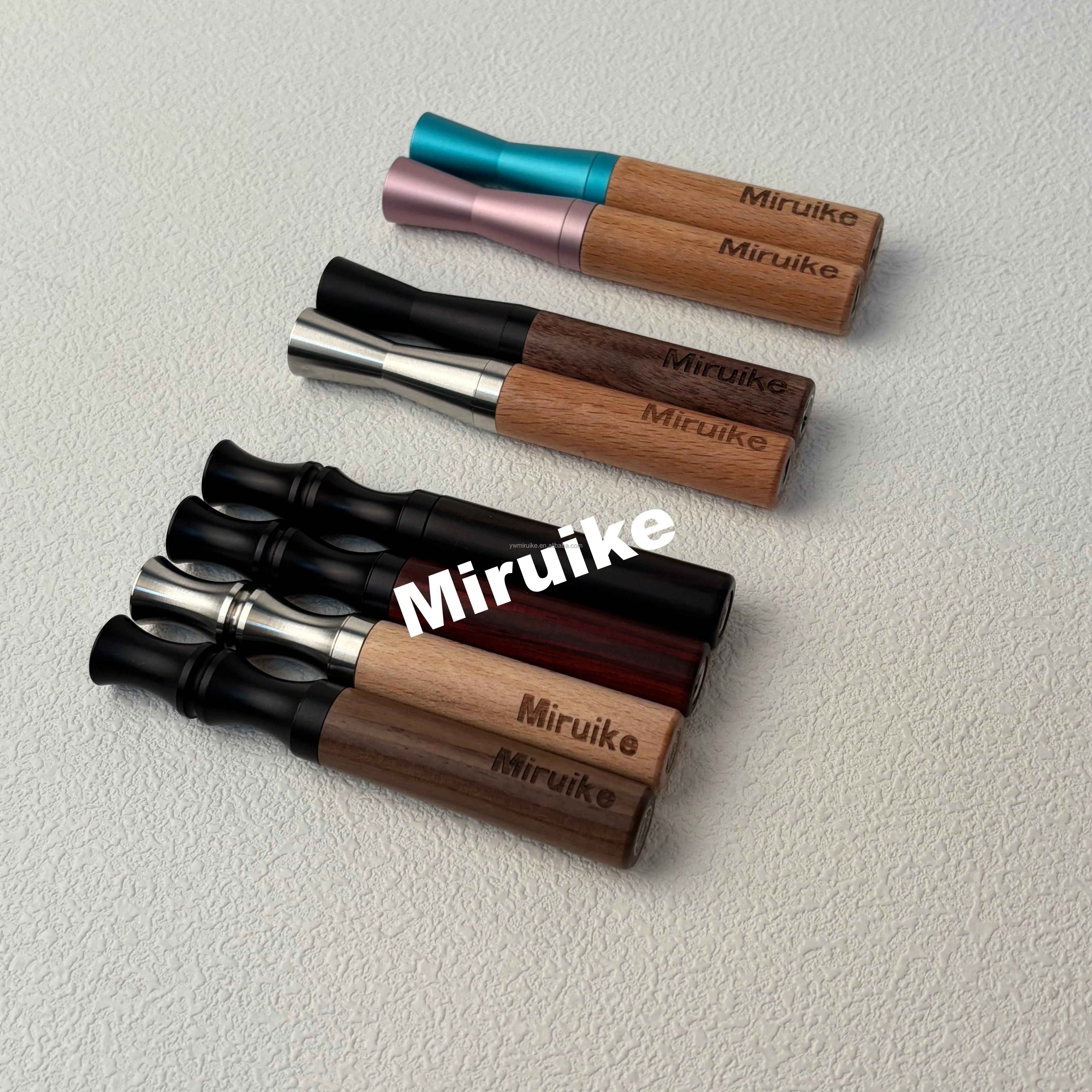 2025 Custom Insert Core Smokeless Wood Steel Stop Free Nicotin Quit Puff Air Inhaler Stick Breathing Necklace for Smoking