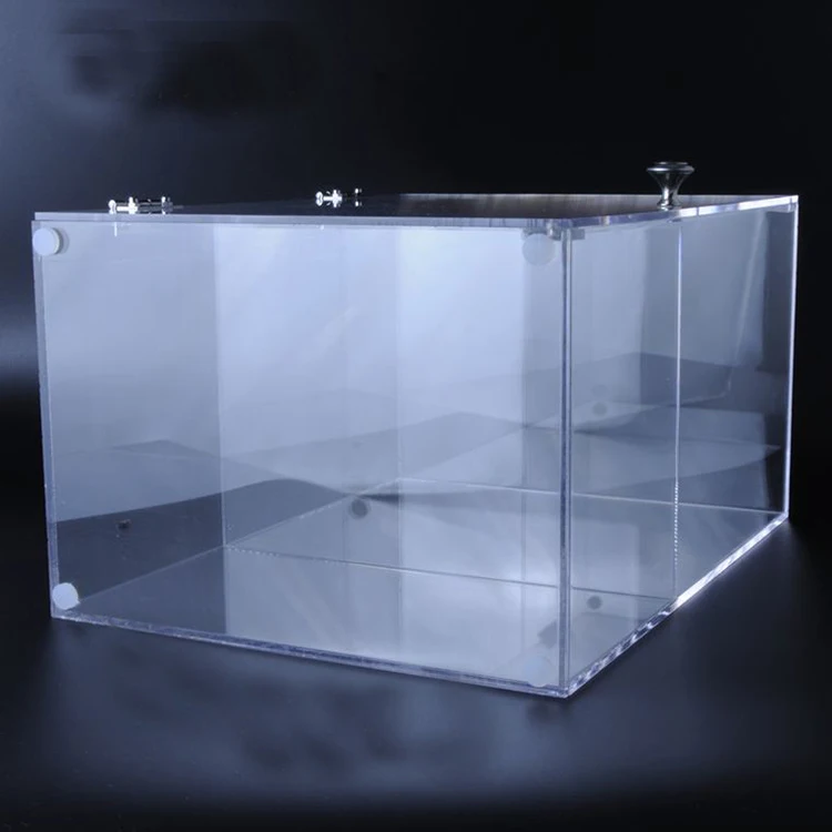 Прозрачный акриловый Органайзер для косметических кубиков, ящик, органайзер для косметики, коробка для хранения