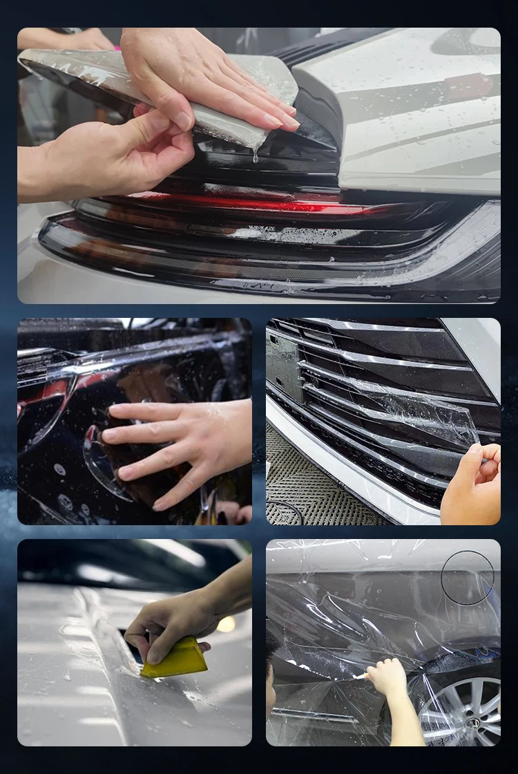 Clear Color Luxury Design Car Paint Protection Film with Hankol Glue for Premium Vehicle Protection